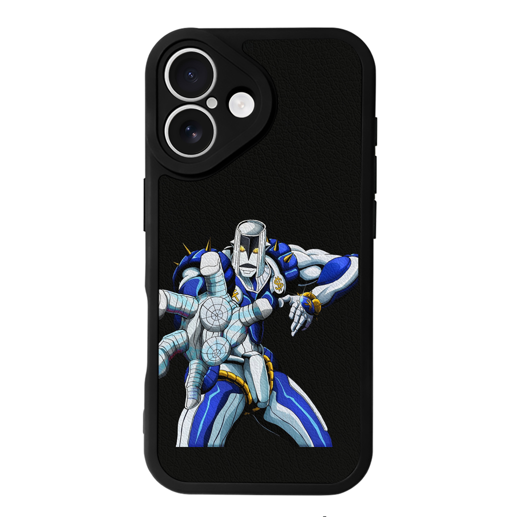 （画像用） ジョジョの奇妙な冒険 虹村億泰 にじむら おくやす JoJo's Bizarre Adventure Nijimura Okuyasu 【iPhone 16シリーズ対応】シリコンスマホケース（レザー調） 材質：シリコン